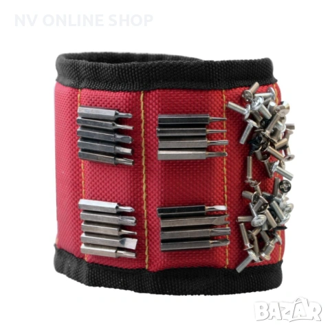 Магнитна гривна /лента за инструменти - черна, снимка 2 - Други - 53179163