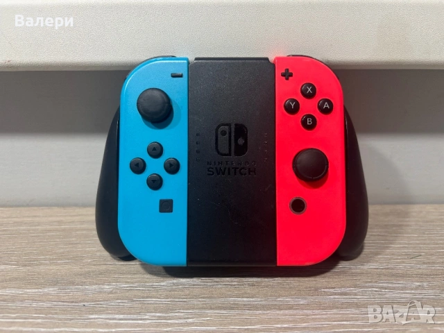 Nintendo Switch OLED 64GB + Minecraft Пълен комплект, снимка 5 - Nintendo конзоли - 53877651