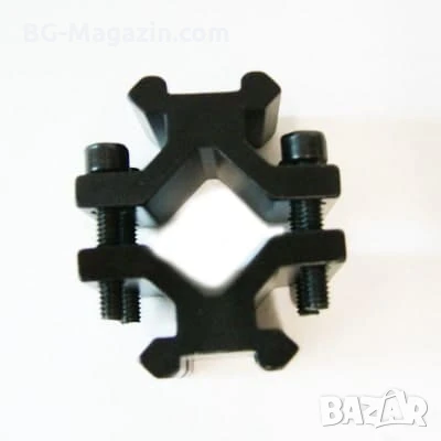 Универсална стойка за монтаж на аксесоари върху ловна въздушна пушка еърсофт оптика фенер лазер, снимка 5 - Оборудване и аксесоари за оръжия - 51092340