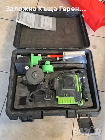 Лазерен Нивелир Laser Level 4D, снимка 1 - Други инструменти - 48600799