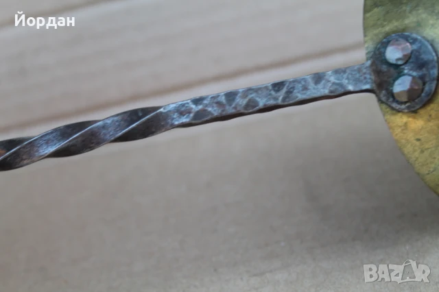 Кухненски комплект от ковано желязо и месинг, снимка 14 - Прибори за хранене, готвене и сервиране - 51408004