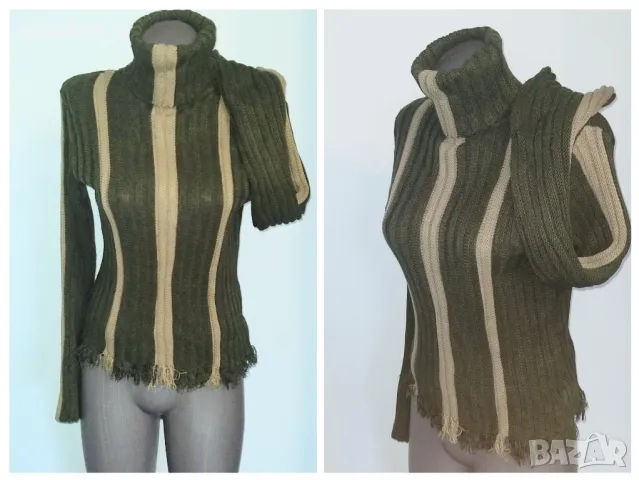 Три различни броя / Марков пуловер с поло яка / "Cecil", "Gap" / голям размер , снимка 9 - Блузи с дълъг ръкав и пуловери - 16305434