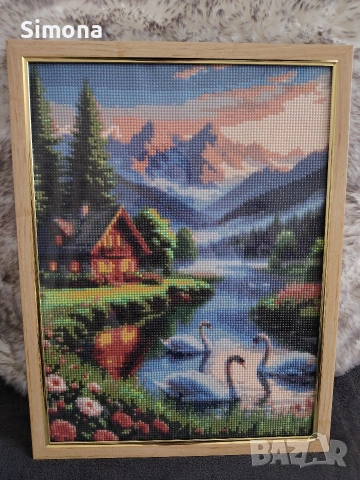 Диамантен гоблен-ръчна изработка , снимка 2 - Гоблени - 53865800