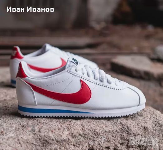 Nike Classic Cortez кожени маратонки номер 36-36,5, снимка 7 - Маратонки - 46059326