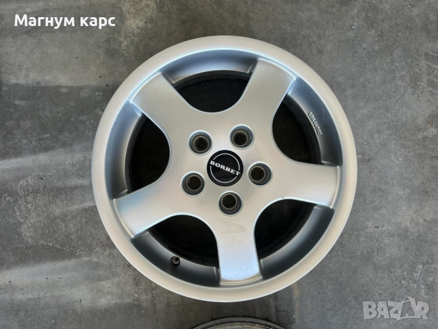 Оригинални алуминиеви джанти BORBET 15” 5х112 – подходящи за VW, Audi, Mercedes, Skoda, Seat