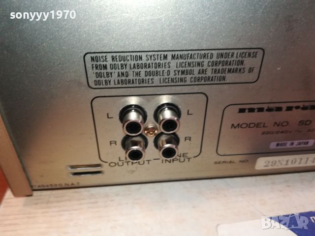 MARANTZ SD220-MADE IN JAPAN-ВНОС SWISS 2705241707LK1EWC, снимка 15 - Декове - 45932295