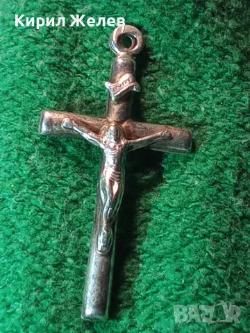 НАГРЪДНО СРЕБЪРНО КРЪСТЧЕ РАЗПЯТИЕ СРЕБРО 925 ХУДОЖЕСТВЕНА МАЙСТОРСКА ИЗРАБОТКА 32026, снимка 15 - Колиета, медальони, синджири - 49601392