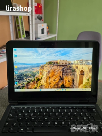 Промоция! Лаптоп / таблет 11.6" Lenovo ThinkPad Yoga 11e Тъчскрийн |Celeron N4100 / 4GB / 128GB , снимка 2 - Лаптопи за дома - 53898984
