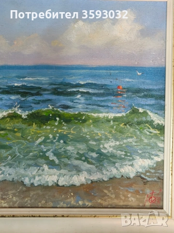 Масло върху платно Юлиан Кръстев , снимка 4 - Картини - 53390134