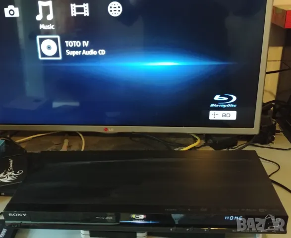 BLU-RAY  PLAYER SONY BDP-S580, снимка 1 - Плейъри, домашно кино, прожектори - 48727956