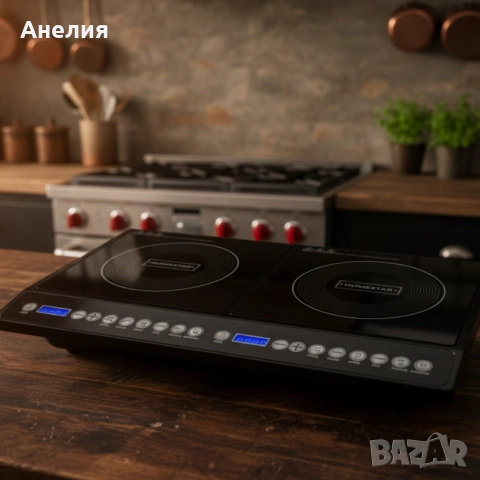 Двоен индукционен котлон Home Star HS-IND2002, снимка 2 - Котлони - 52989657