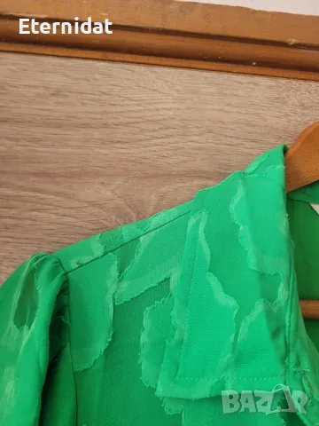 Зелена разкроена рокля ELLOS , снимка 2 - Рокли - 49829974
