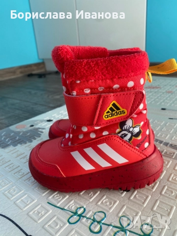 Детски Апрески Adidas Winterplay X Disney Minnie IG7191, снимка 3 - Детски боти и ботуши - 52672784