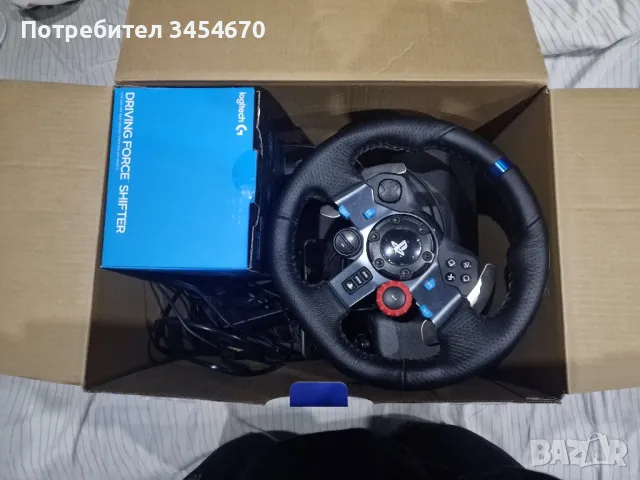 logitech g29, снимка 5 - Джойстици и геймпадове - 47995448