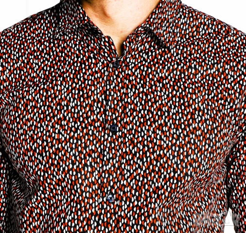 Риза BOSS ORANGE Magneton Slim Fit, снимка 4 - Ризи - 54148906