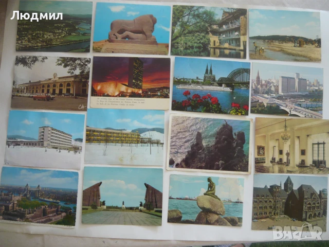 стари пощенски картички с изгледи от много страни, снимка 4 - Колекции - 50517527