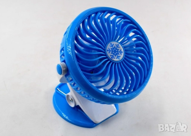 Вентилатор с USB захранване и щипка