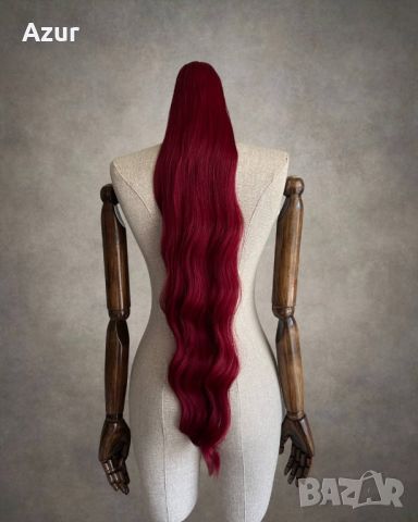 червена опашка, снимка 1 - Аксесоари за коса - 46410874