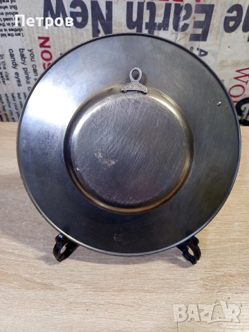 Декоративна чиния за стена, снимка 4 - Антикварни и старинни предмети - 53476560