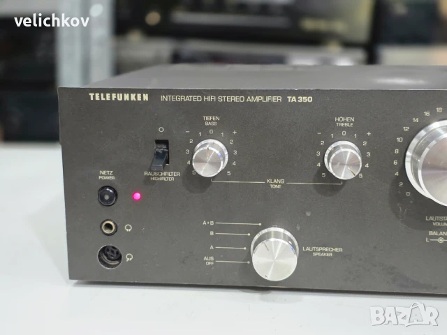 🎙️ Telefunken TA 350 – Немски усилвател с характер! 🇩🇪, снимка 5 - Ресийвъри, усилватели, смесителни пултове - 50889514