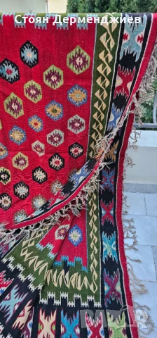 Старинен арменски килим, снимка 6 - Килими - 50567904