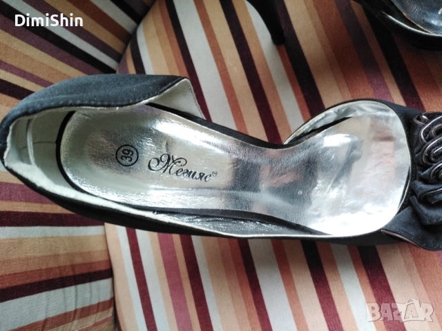 Елегантни обувки с висок ток Мегияс, снимка 4 - Дамски елегантни обувки - 52533533