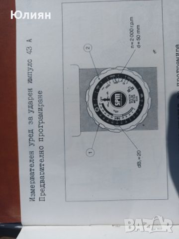 SPM измервателен уред за ударен импулс , снимка 2 - Други инструменти - 45708839