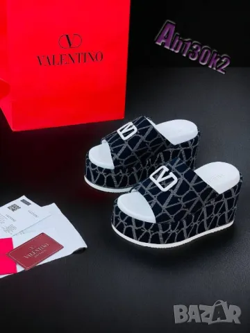 дамски чехли на платформа и чанта christian dior valentino , снимка 4 - Чанти - 46886127