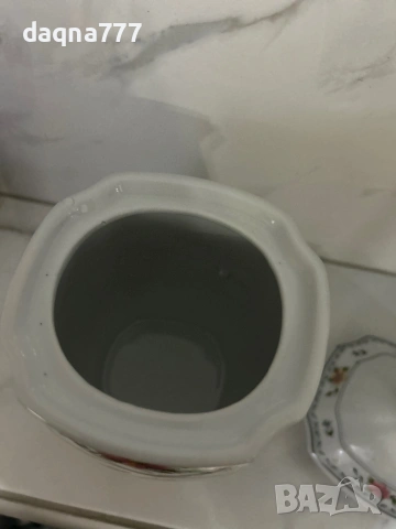 Vtg Порцеланов буркан немски, снимка 5 - Антикварни и старинни предмети - 53893091