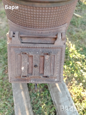 Стара красива чугунена колонна печка -Виена/Австрия 1900г., снимка 8 - Антикварни и старинни предмети - 51548373