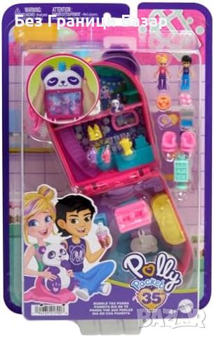 Нов Polly Pocket Panda Комплект с 2 Кукли и Аксесоари за деца подарък, снимка 6 - Образователни игри - 46747926