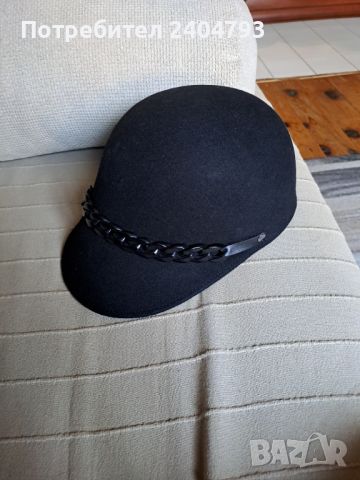 Продавам нова шапка с козирка, 100% вълна, снимка 4 - Шапки - 46370770