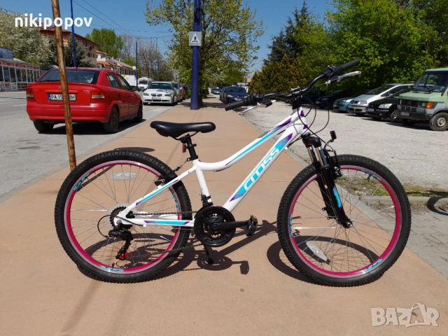 CROSS Алуминиев велосипед 24" DAISY, снимка 12 - Велосипеди - 53839347