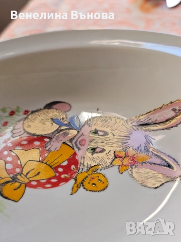 ВЕЛИКДЕН в чиния, снимка 6 - Чинии - 53831617