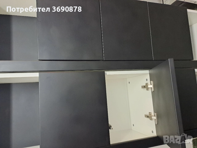 Етажерки 2бр. и TV шкафче на колелца, снимка 4 - Етажерки - 52885621