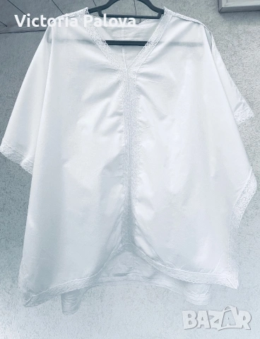 Луксозна бяла туника Phase Eight „Lighter. Brighter."100% памучен батист, снимка 3 - Туники - 53932181