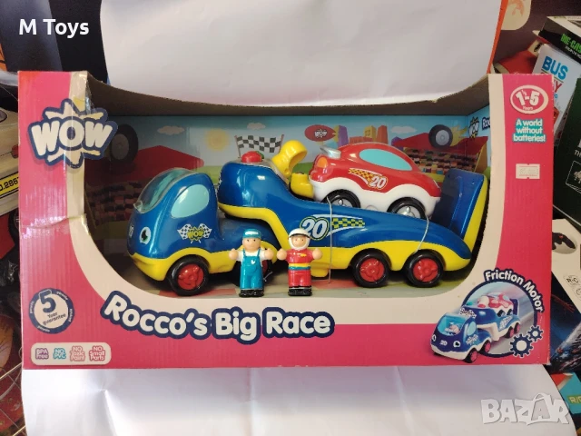 Rocco's Big Race – Състезателният комплект от WOW Toys 