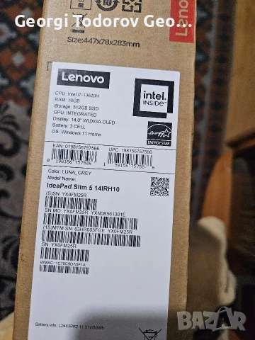 лаптоп lenovo, снимка 5 - Лаптопи за работа - 53137971