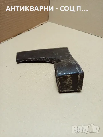 Соц Стара Ръчно Кована Брадва Номер 9. Тегло 1.600кг., снимка 3 - Антикварни и старинни предмети - 49732040