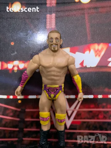 Екшън фигура WWE Rawley Моджо Роули Mattel figure wrestling играчка, снимка 7 - Фигурки - 49171796