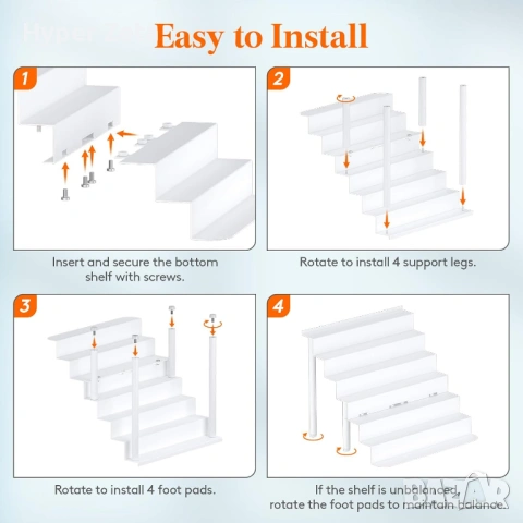 Метална етажерка, рафт за детски фигурки 6 нива стелаж за съхранение, снимка 4 - Декорация за дома - 53956038
