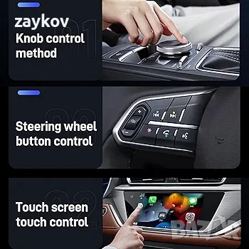Безжичен CarPlay адаптер, преобразува фабрично кабелния CarPlay в безжичен, Plug and Play,, снимка 4 - Друга електроника - 51249448