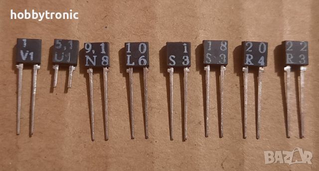 Ценерови диоди 0.5W 3V3-30V, 140бр, снимка 3 - Друга електроника - 36112884