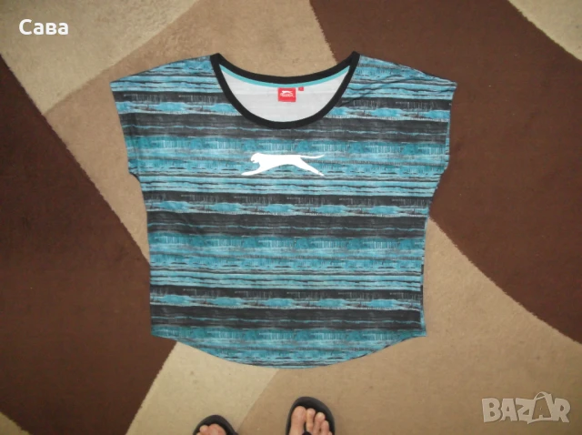 Тениска SLAZENGER  дамска,4-5ХЛ, снимка 2 - Тениски - 51379684