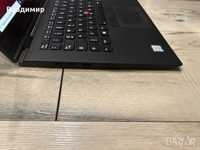 Lenovo ThinkPad X1-i7 8550u/16гб/500гб м.2 nvme/подсветка, снимка 6 - Лаптопи за работа - 53958265