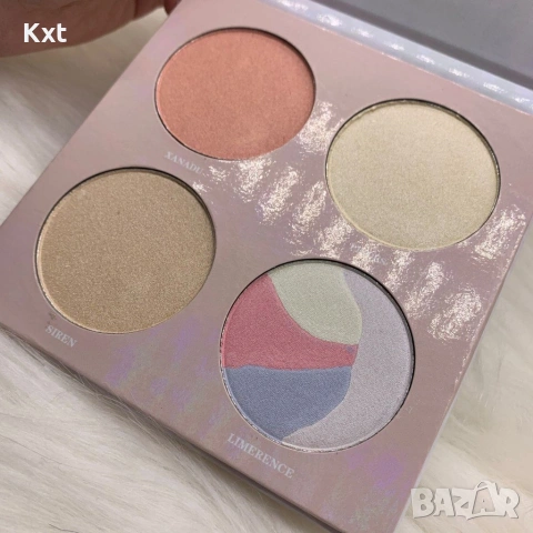 Хайлайтър палитра, снимка 2 - Козметика за лице - 53807073