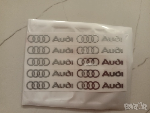 Лепенка Ауди, надпис емблема Audi, лепенки S, 2 модела, стикер Ауди