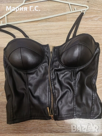 Кожено бюстие