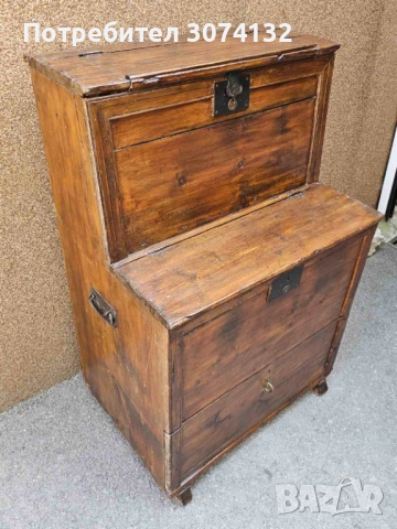 Холандски антикварен шкаф, снимка 5 - Антикварни и старинни предмети - 51689826