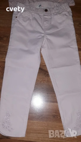 Сет в розово поло Kiabi и панталон НМ за ръст 134 , снимка 5 - Детски панталони и дънки - 54166911